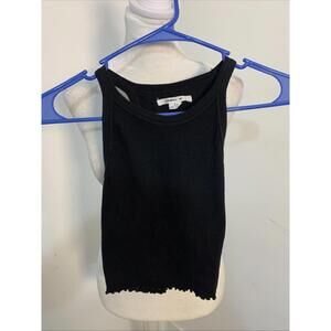 NWT O’Neill Small Black Rib Knit Cropped Tank New With Tags